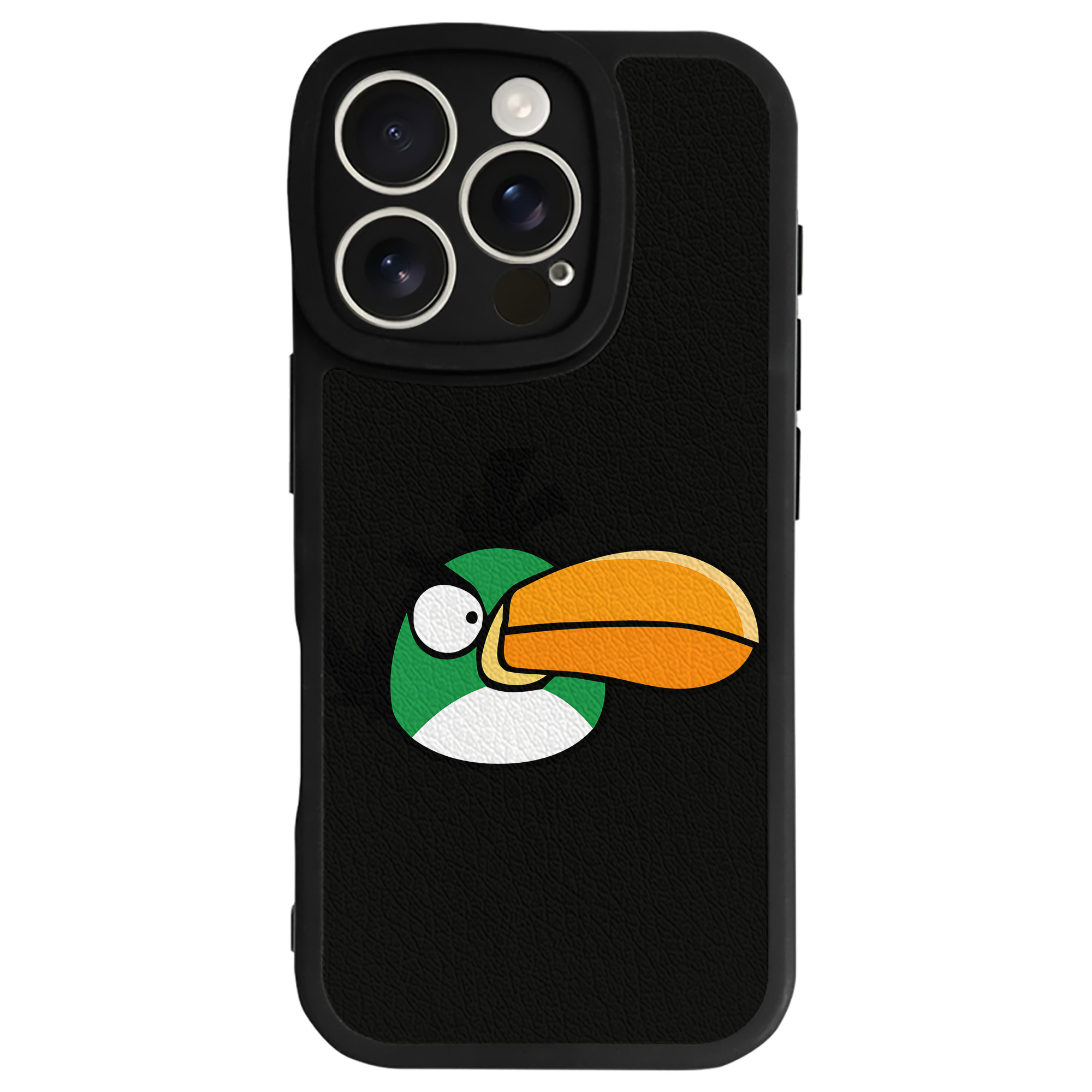 （画像用） Angry Birds アングリーバード 【iPhone 16シリーズ対応】シリコンスマホケース（レザー調） 材質：シリコン